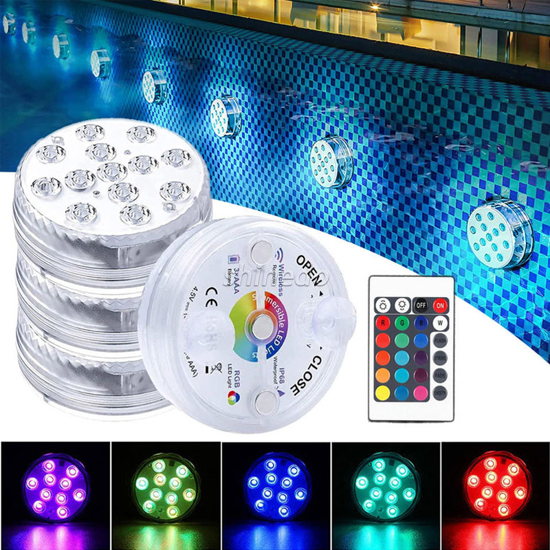 Pond Light Submersible - 멀티 컬러 잠수정 LED 라이트 풀
