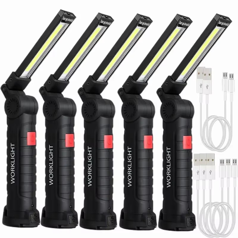 Hanging Outdoor Lighting - 휴대용 COB LED 손전등 USB 충전식