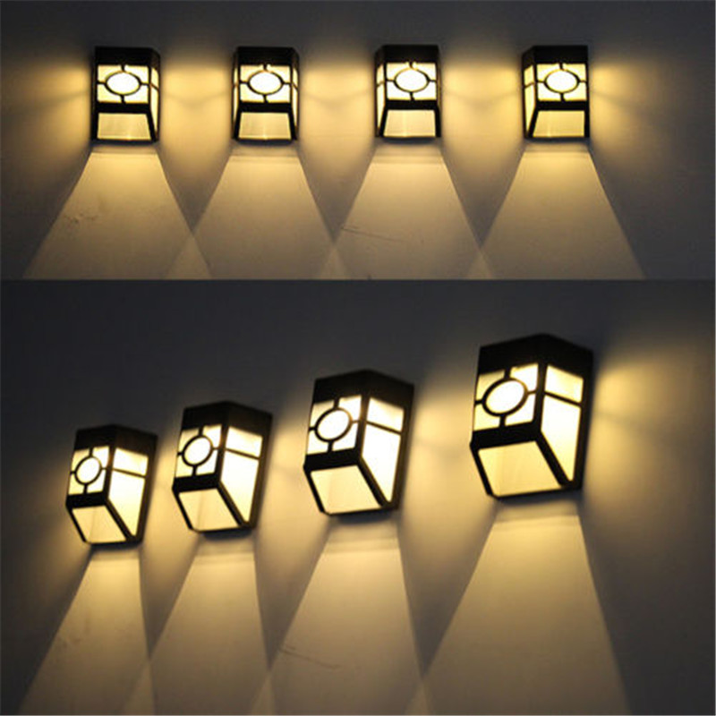 Outdoor Lighting For Fence - 태양열 전원 벽 마운트 LED 조명