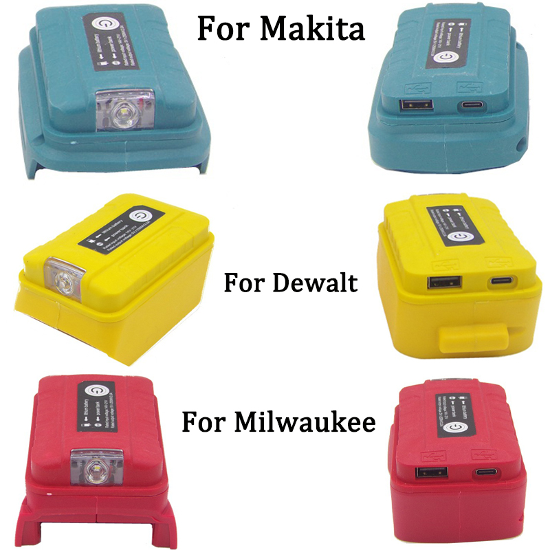 Outdoor Lighting Milwaukee - Makita/Dewalt/Milwaukee18V 리튬 이온 배터리 어댑터 용