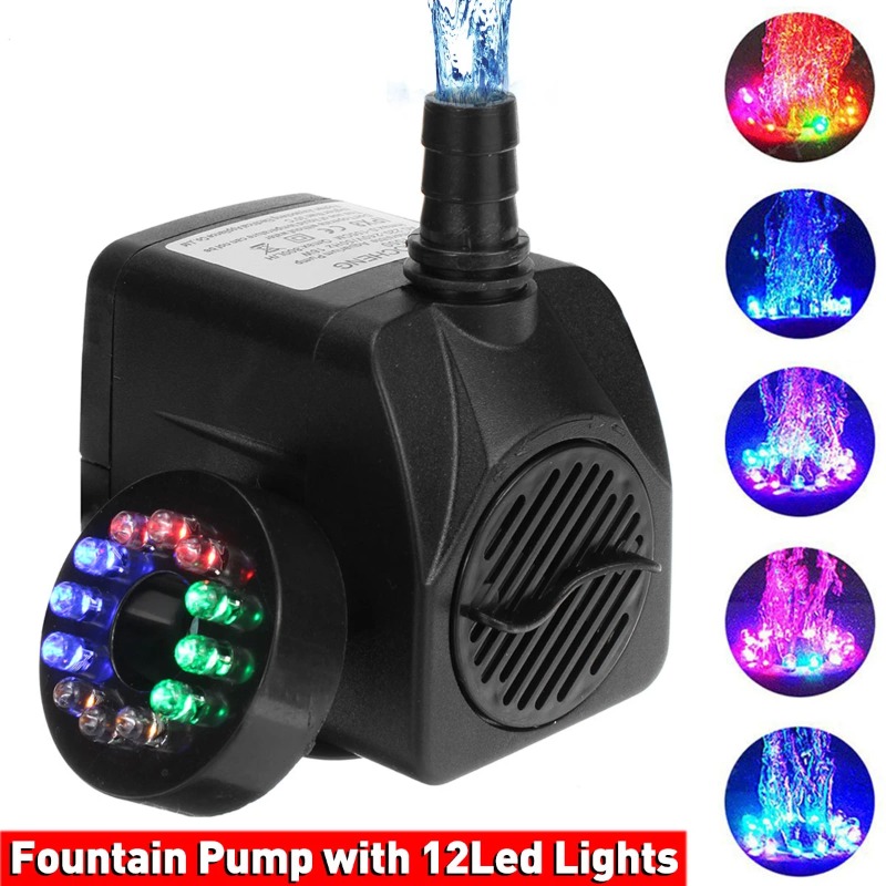 Pond Light Submersible - 16W LED 조명 분수 펌프 어항