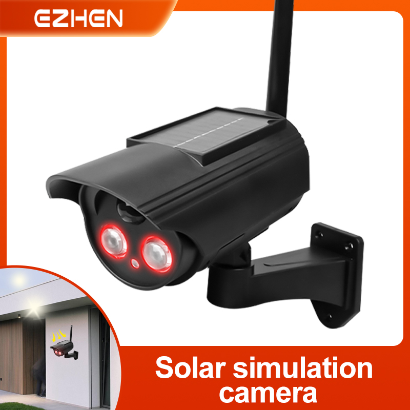 Outdoor Lighting Solar Panel - 야외 태양 시뮬레이션 카메라 방수 더미