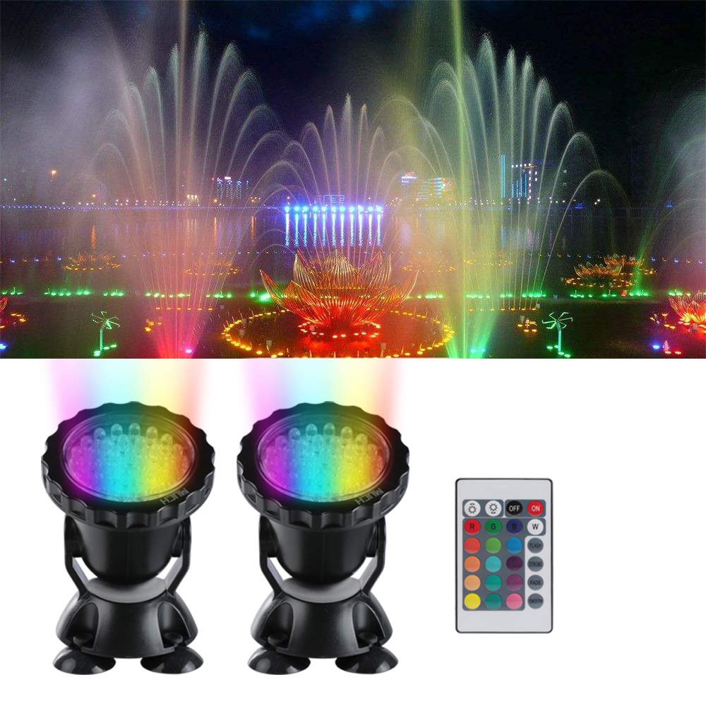 Pond Light Submersible - 12V 잠수정 연못 빛 멀티 컬러