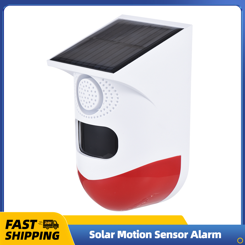 Outdoor Lighting Solar Panel - 태양 모션 센서 알람 야외 120dB