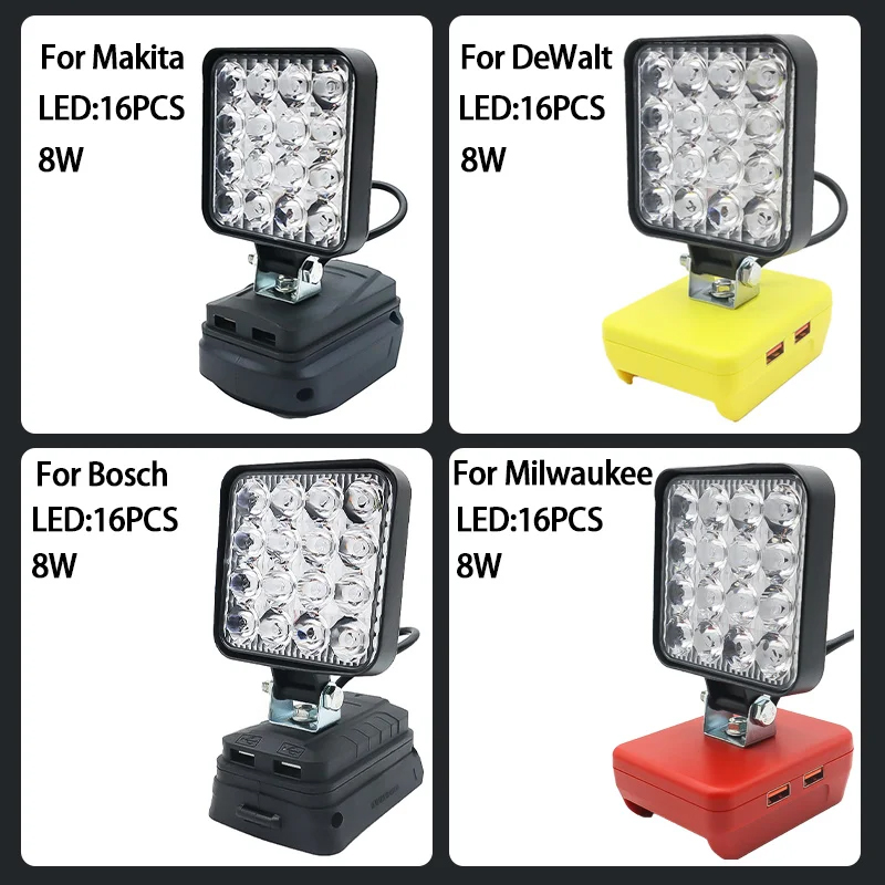 Outdoor Lighting Milwaukee - Bosch 18V 배터리 스포트라이트 야외 작업