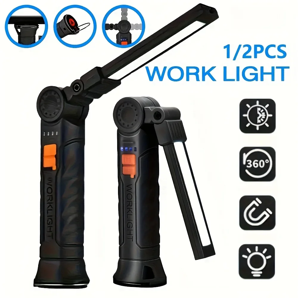 Hanging Outdoor Lighting - 휴대용 COB LED 손전등 자기 랜턴가
