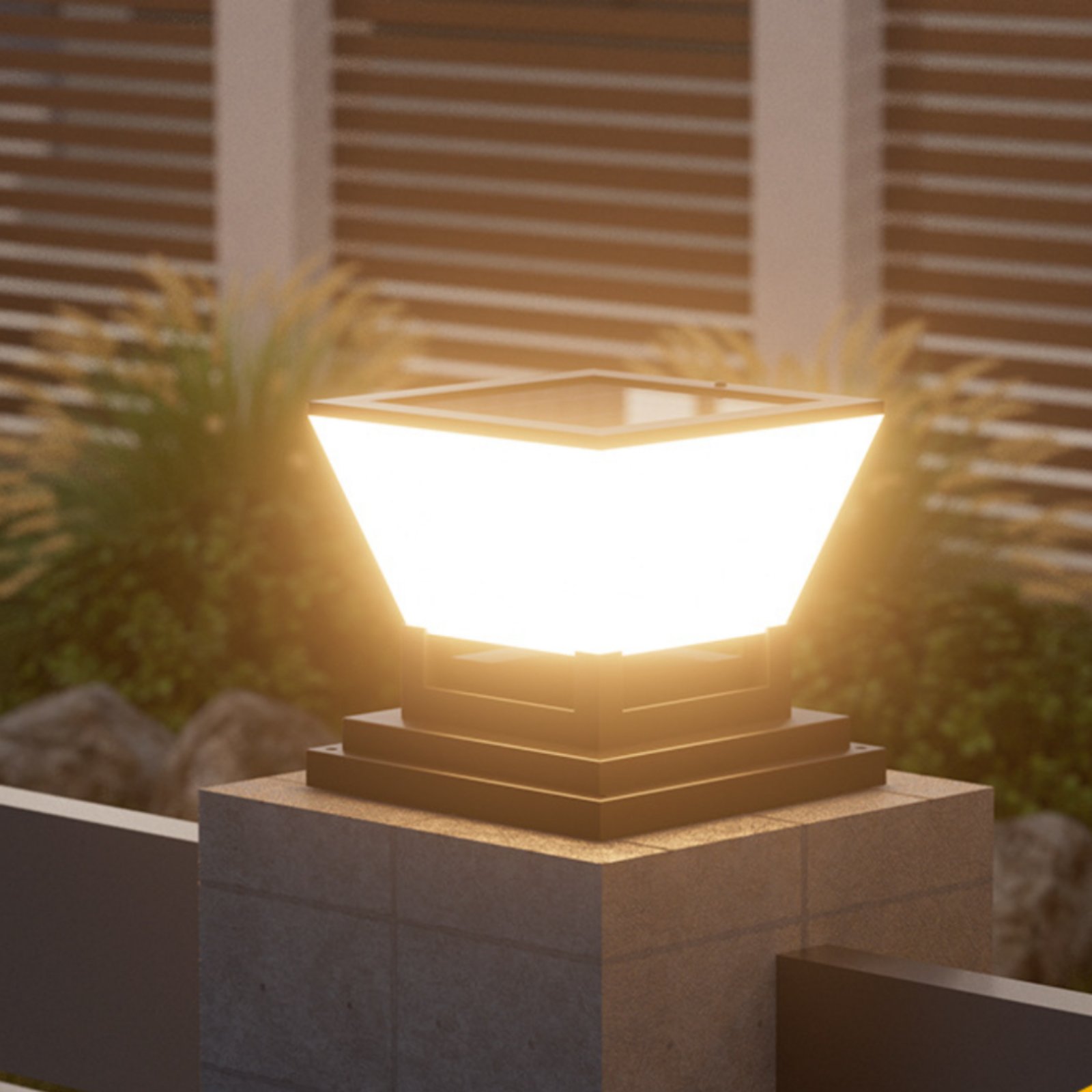 Outdoor Lighting For Fence - 태양광 기둥 조명 방수 태양광 울타리
