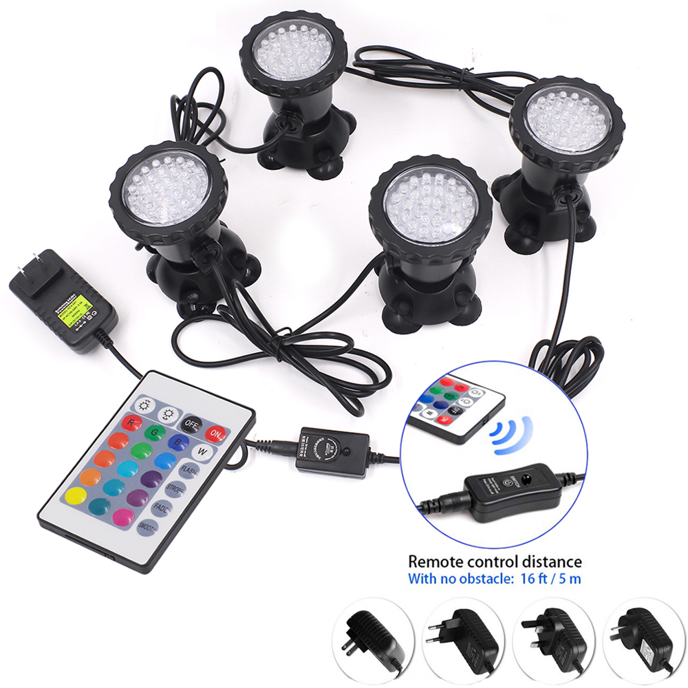 RGB LED 수중 조명, IP68 방수 수족관 램프, - Pond Light Submersible 리뷰 및 가격