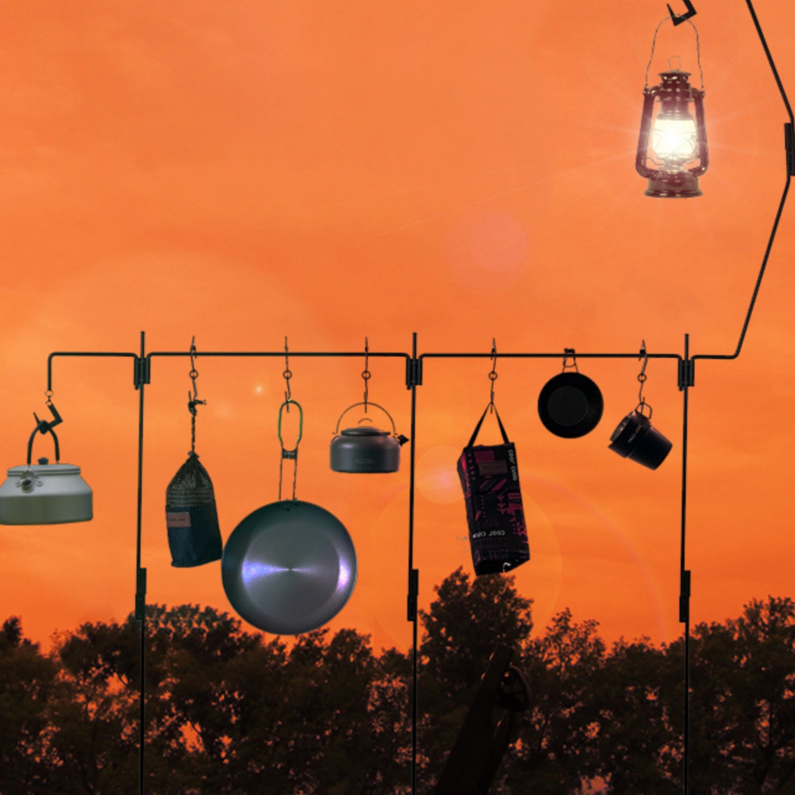 캠핑 랜턴 스탠드 분리형 캠핑 라이트 폴 캠프 주방 행 - Hanging Outdoor Lighting 리뷰 및 가격