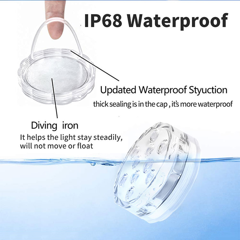 멀티 컬러 잠수정 LED 라이트 풀 조명 IP68 방수 - Pond Light Submersible 리뷰 및 가격