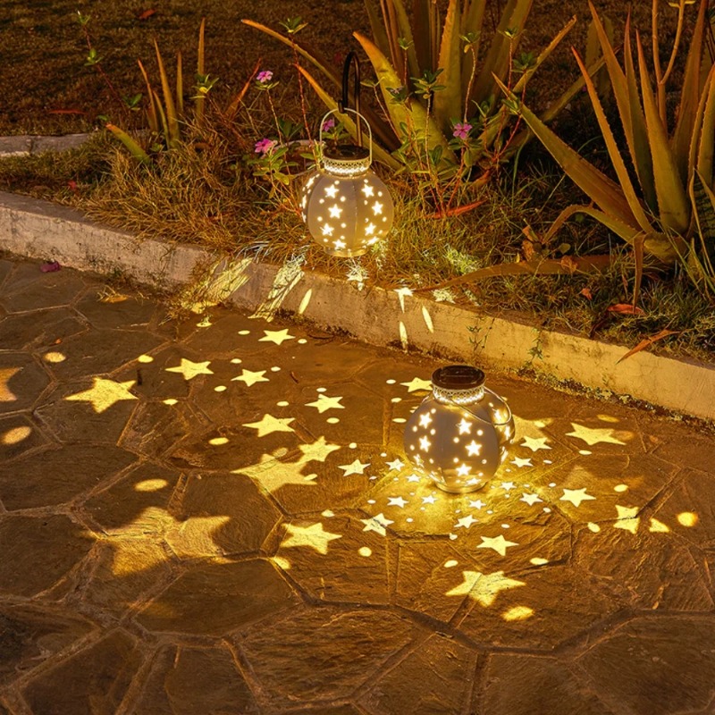 정원 스타 프로젝터 램프 걸이형 태양광 조명 야외 걸이 - Outdoor Lighting Landscape 리뷰 및 가격