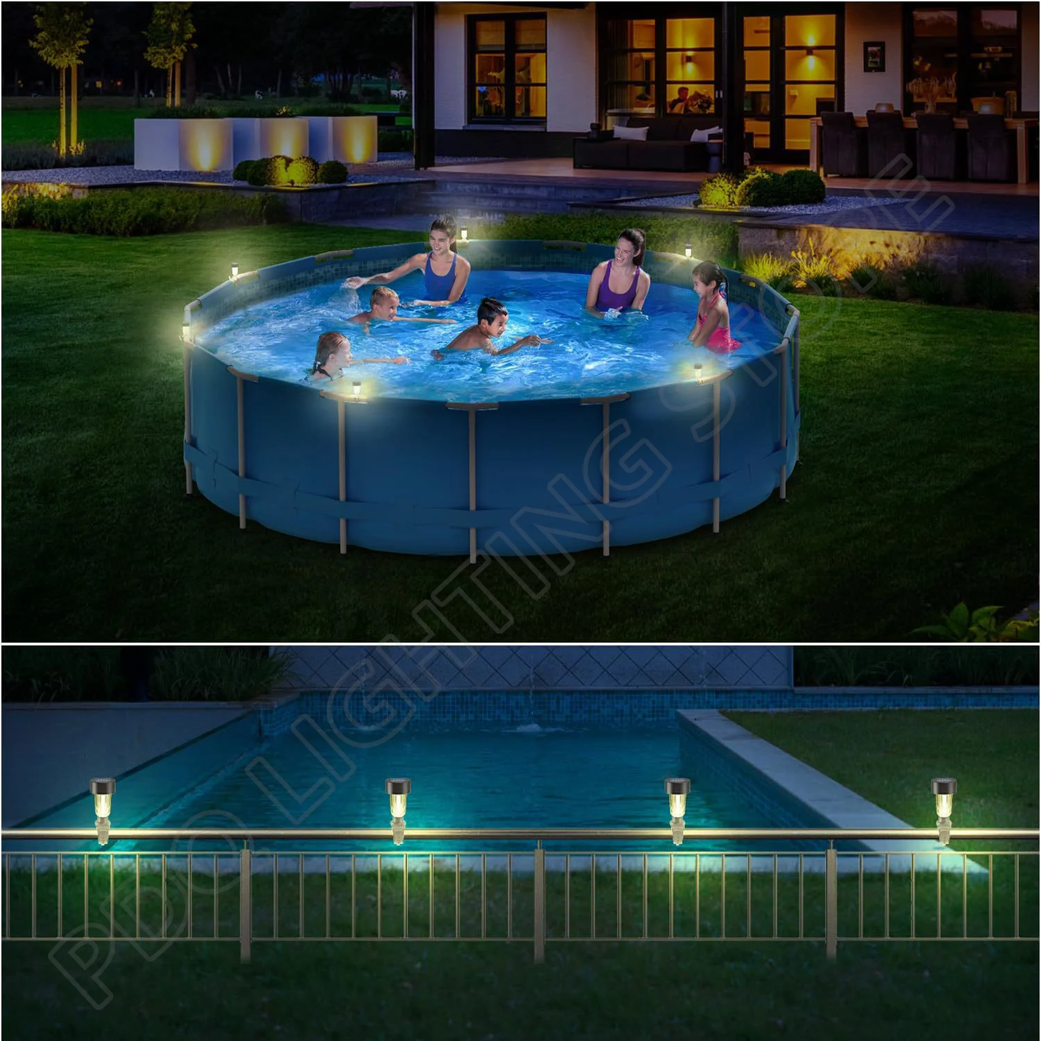 태양 빛 야외 방수 케이블 타이 정원 울타리 발코니 수 - Outdoor Lighting For Fence 리뷰 및 가격