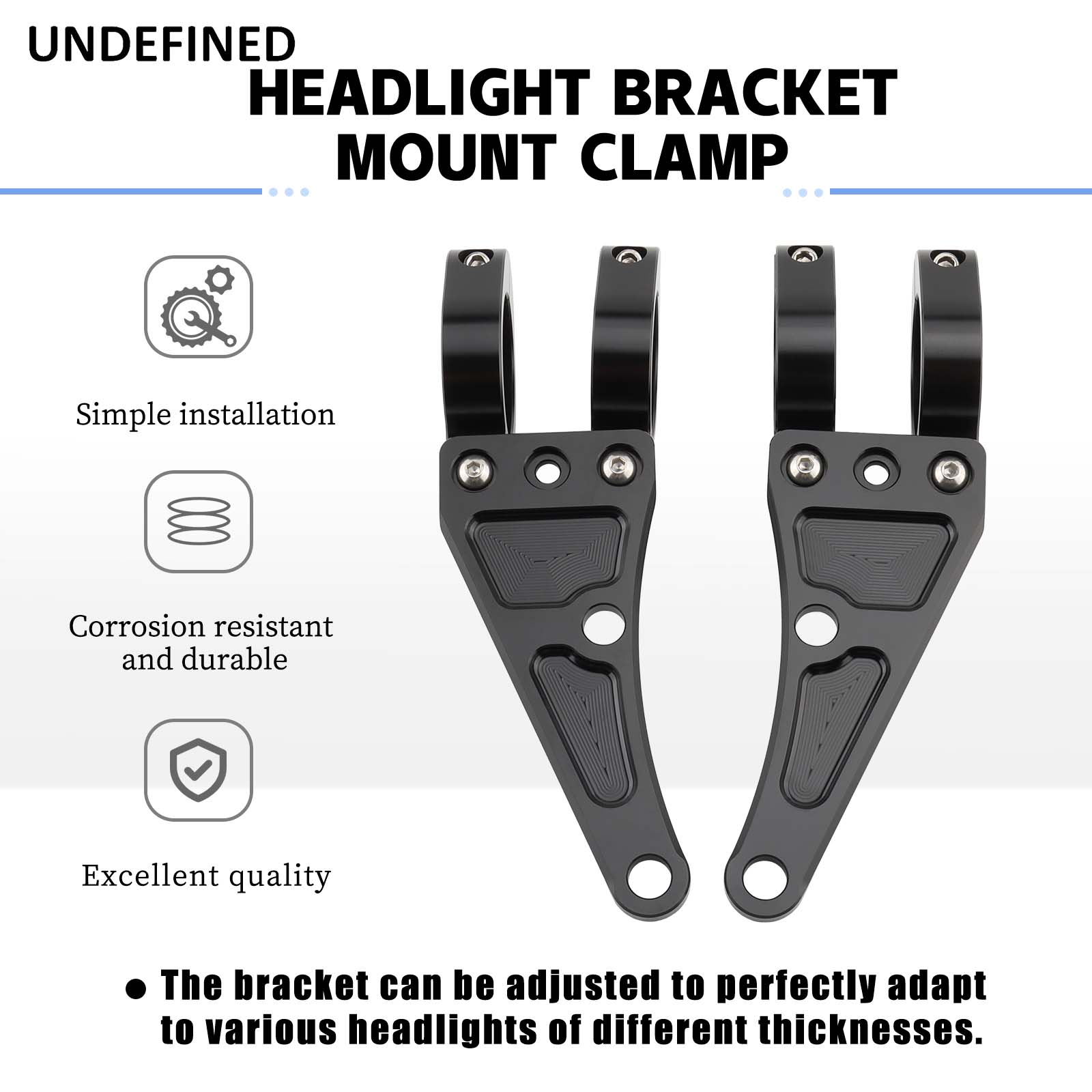 헤드라이트 브래킷 마운트 클램프 포크 튜브 라이트 거치 - Outdoor Lighting Milwaukee 리뷰 및 가격