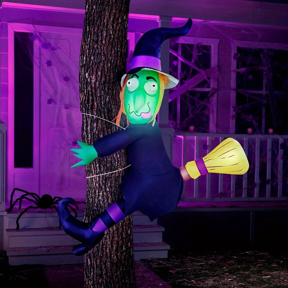4피트 할로윈 풍선 마녀 장식 (내장 LED 조명 포함 - Outdoor Lighting Effects 리뷰 및 가격