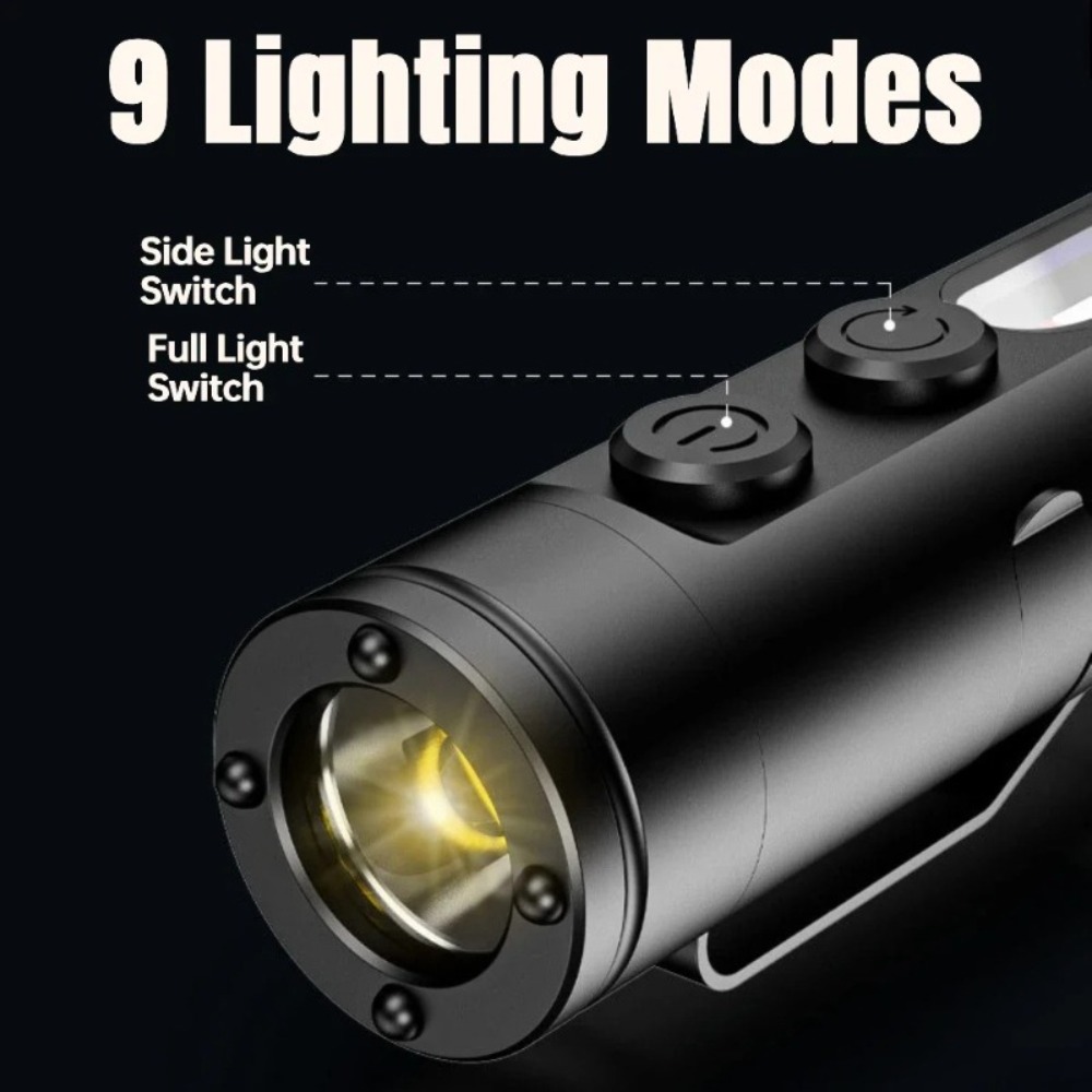 미니 야외 손전등 타입 C 충전식 LED 자석 토치(모 - Outdoor Lighting Landscape 리뷰 및 가격