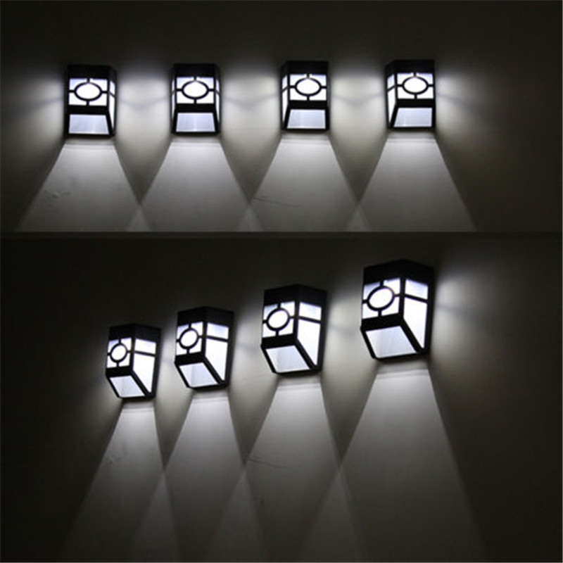 태양열 전원 벽 마운트 LED 조명 야외 정원 경로 풍 - Outdoor Lighting For Fence 리뷰 및 가격