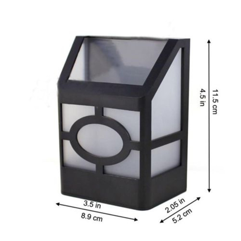 태양열 전원 벽 마운트 LED 조명 야외 정원 경로 풍 - Outdoor Lighting For Fence 리뷰 및 가격