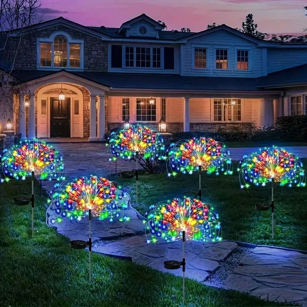 태양 LED 불꽃 요정 조명 야외 정원 장식 8 깜박임 - Outdoor Lighting Effects 리뷰 및 가격
