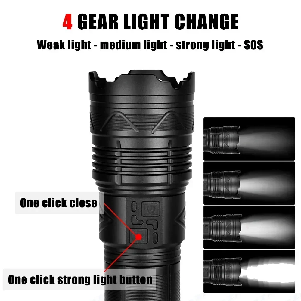99000000LM 슈퍼 브라이트 LED 손전등 100 - Outdoor Lighting Lumen 리뷰 및 가격