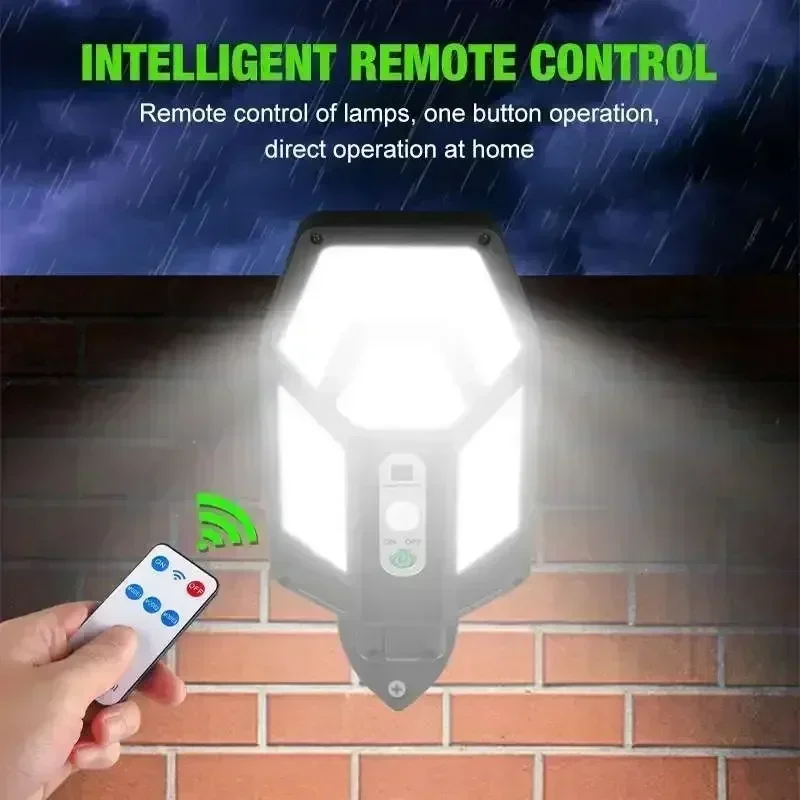 12000LM 강력한 태양광 벽등 리모컨 포함 실외 I - Outdoor Lighting Solar Panel 리뷰 및 가격