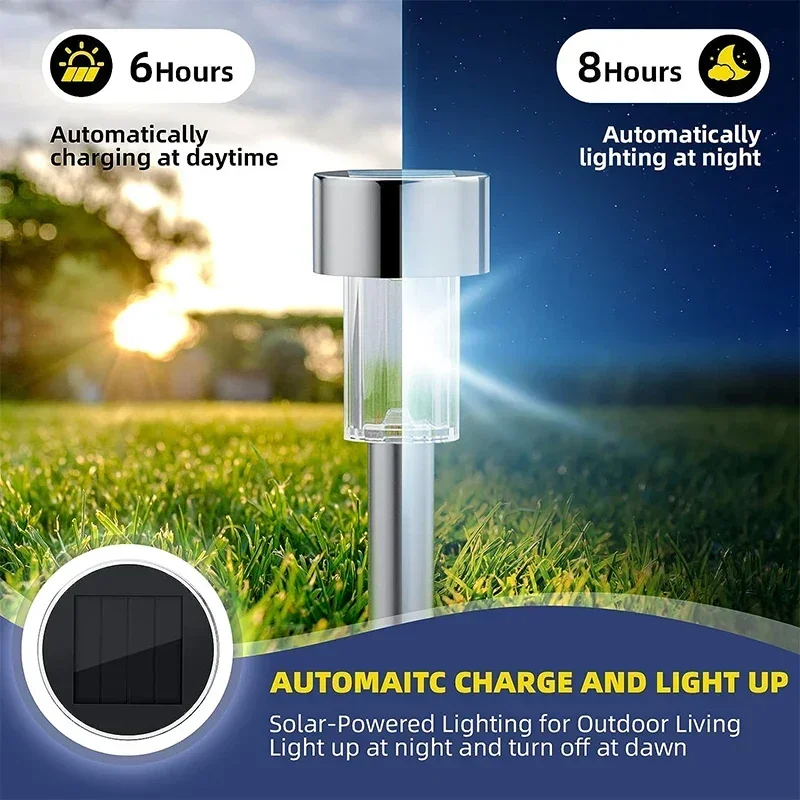 태양 야외 조명 정원 램프 태양 전원 방수 풍경 경로  - Outdoor Lighting Effects 리뷰 및 가격
