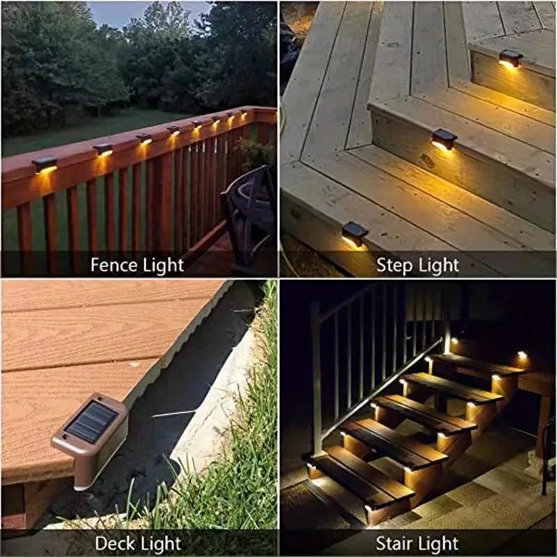 16개의 태양광 야외 데크 조명, 상업용 거리 LED  - Outdoor Lighting For Fence 리뷰 및 가격