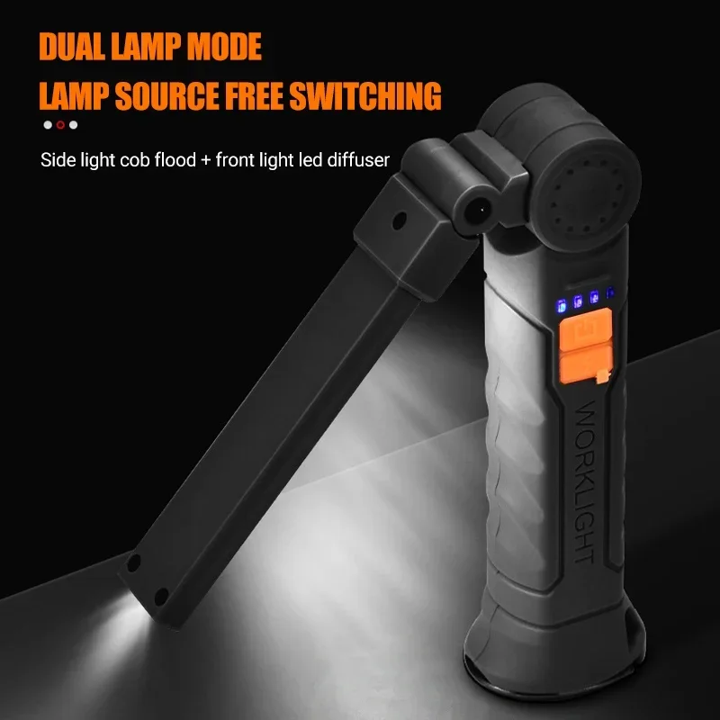자석 및 후크가 있는 충전식 LED 손전등 작업등, 작 - Outdoor Lighting Landscape 리뷰 및 가격