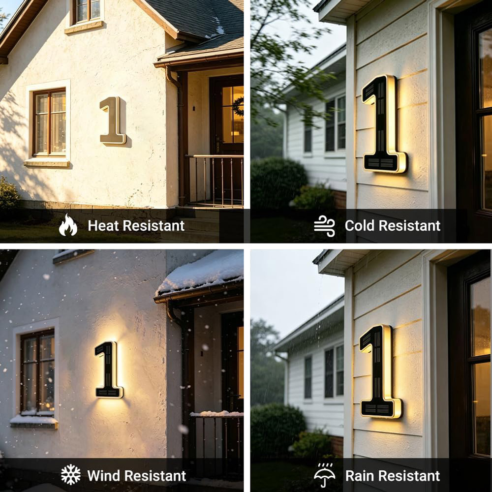 12cm 태양광 야외 주택 번호 표시등 방수 LED 주 - Outdoor Lighting Solar Panel 리뷰 및 가격