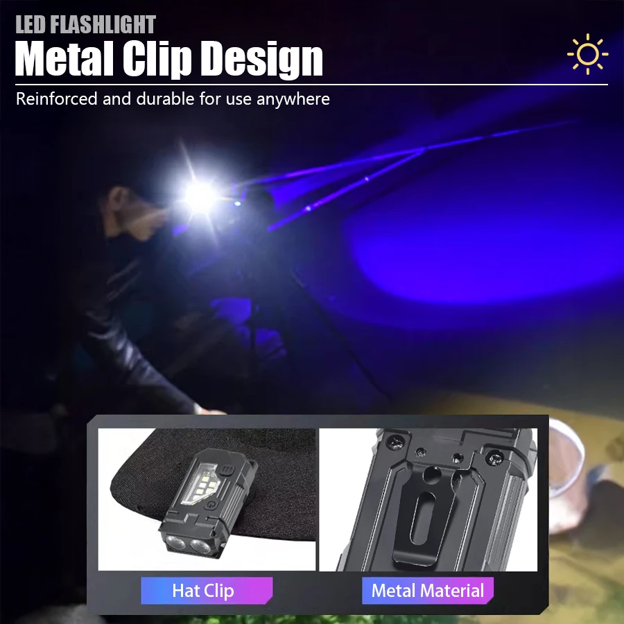 미니 키체인 EDC 손전등 - 펜 클립과 모자 클립이  - Outdoor Lighting Lumen 리뷰 및 가격