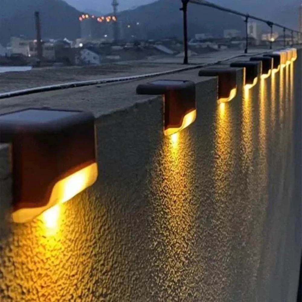 따뜻한 흰색 LED 태양광 계단 램프, 야외 정원 조명 - Outdoor Lighting For Fence 리뷰 및 가격