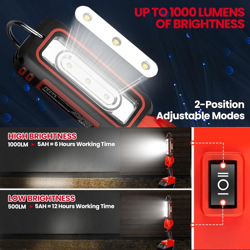 1200lm 무선 LED 작업등 (디월트/마키타/밀워키 - Outdoor Lighting Milwaukee 리뷰 및 가격