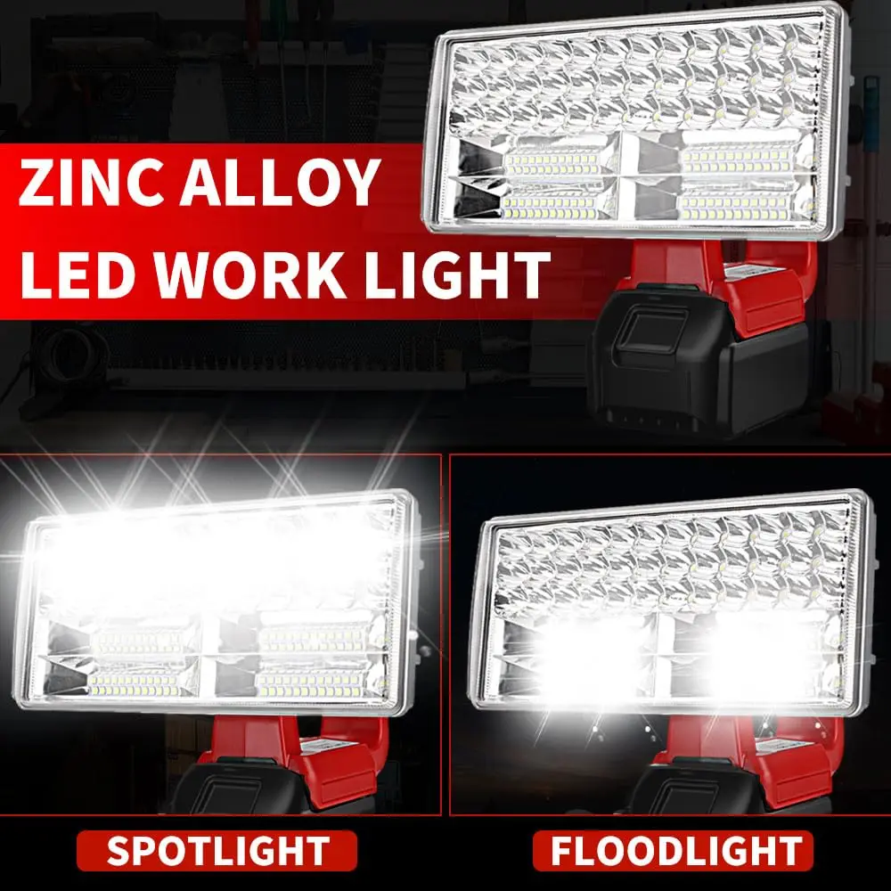 40W 무선 토치 야외 캠핑 라이트 LED 작업등 마키 - Outdoor Lighting Milwaukee 리뷰 및 가격