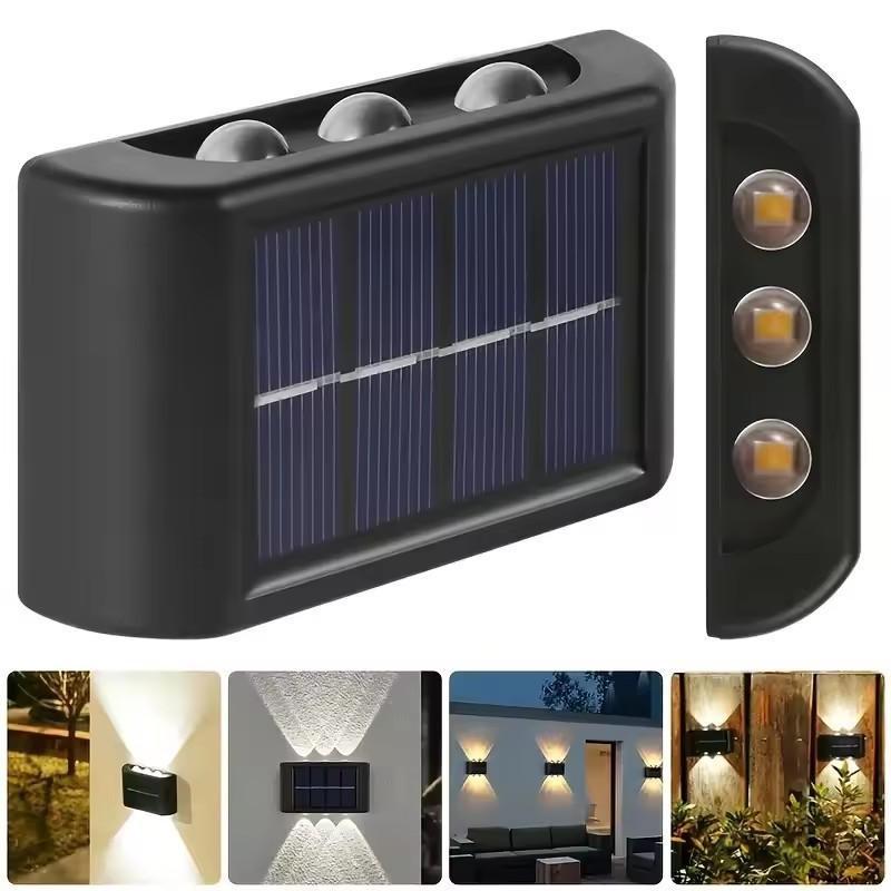 실외 방수 태양광 LED 벽등, 해 질녘부터 새벽까지  - Outdoor Lighting For Fence 리뷰 및 가격