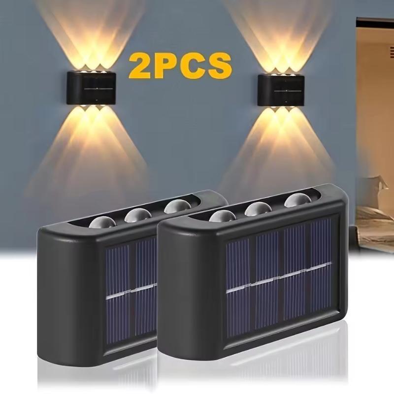 실외 방수 태양광 LED 벽등, 해 질녘부터 새벽까지  - Outdoor Lighting For Fence 리뷰 및 가격