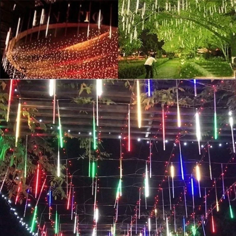30cm /50cm 방수 유성우 비 8 튜브 LED 문 - Outdoor Lighting Effects 리뷰 및 가격