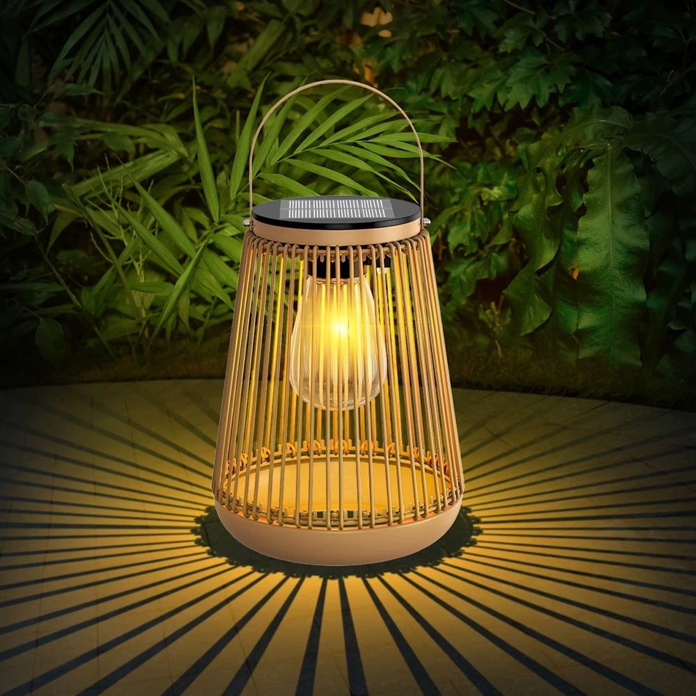 IP65 방수 태양광 라탄 랜턴 걸이식 테이블 조명 야 - Hanging Outdoor Lighting 리뷰 및 가격