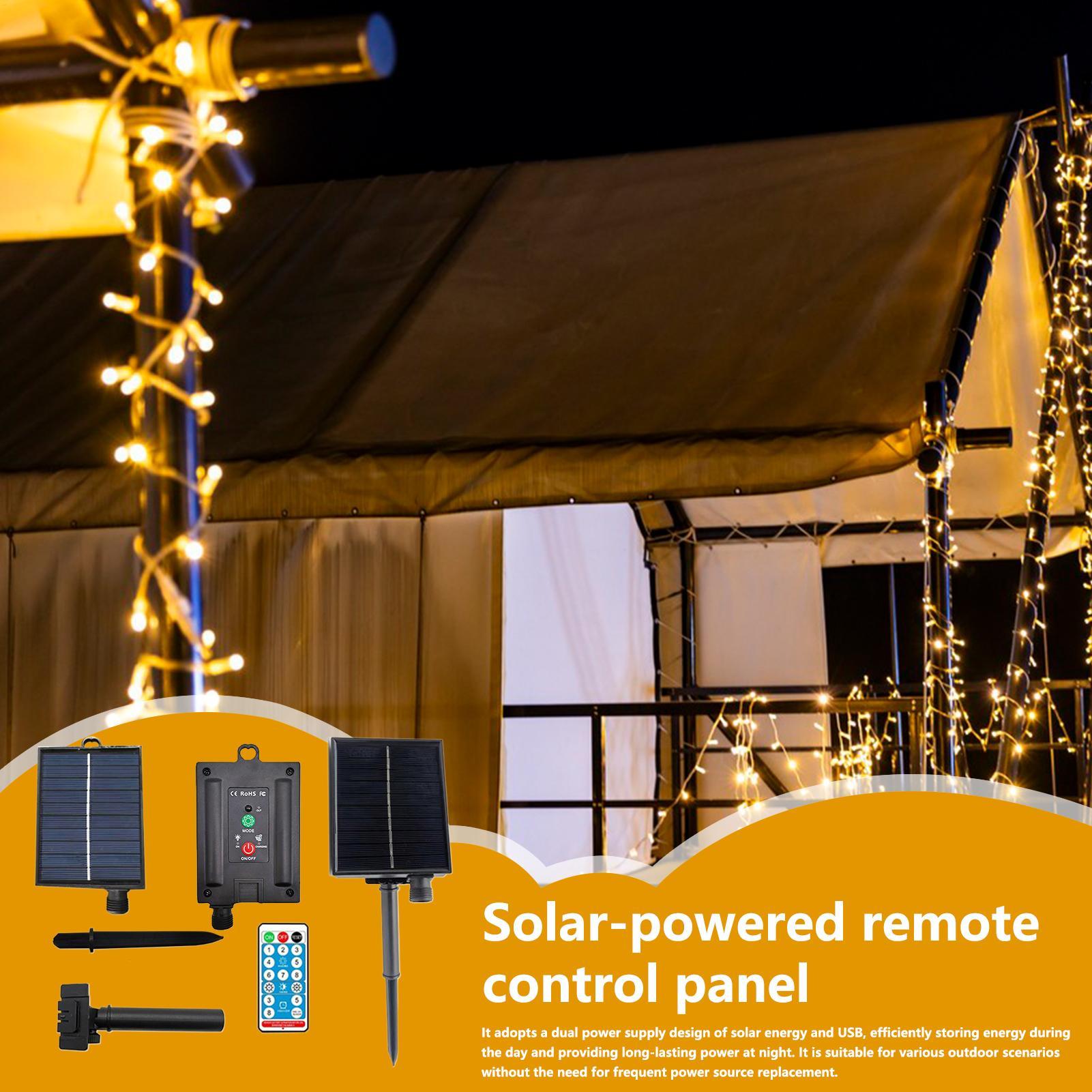 휴대용 태양 전지 패널 31V 방수 원격 USB 스트링 - Outdoor Lighting Solar Panel 리뷰 및 가격
