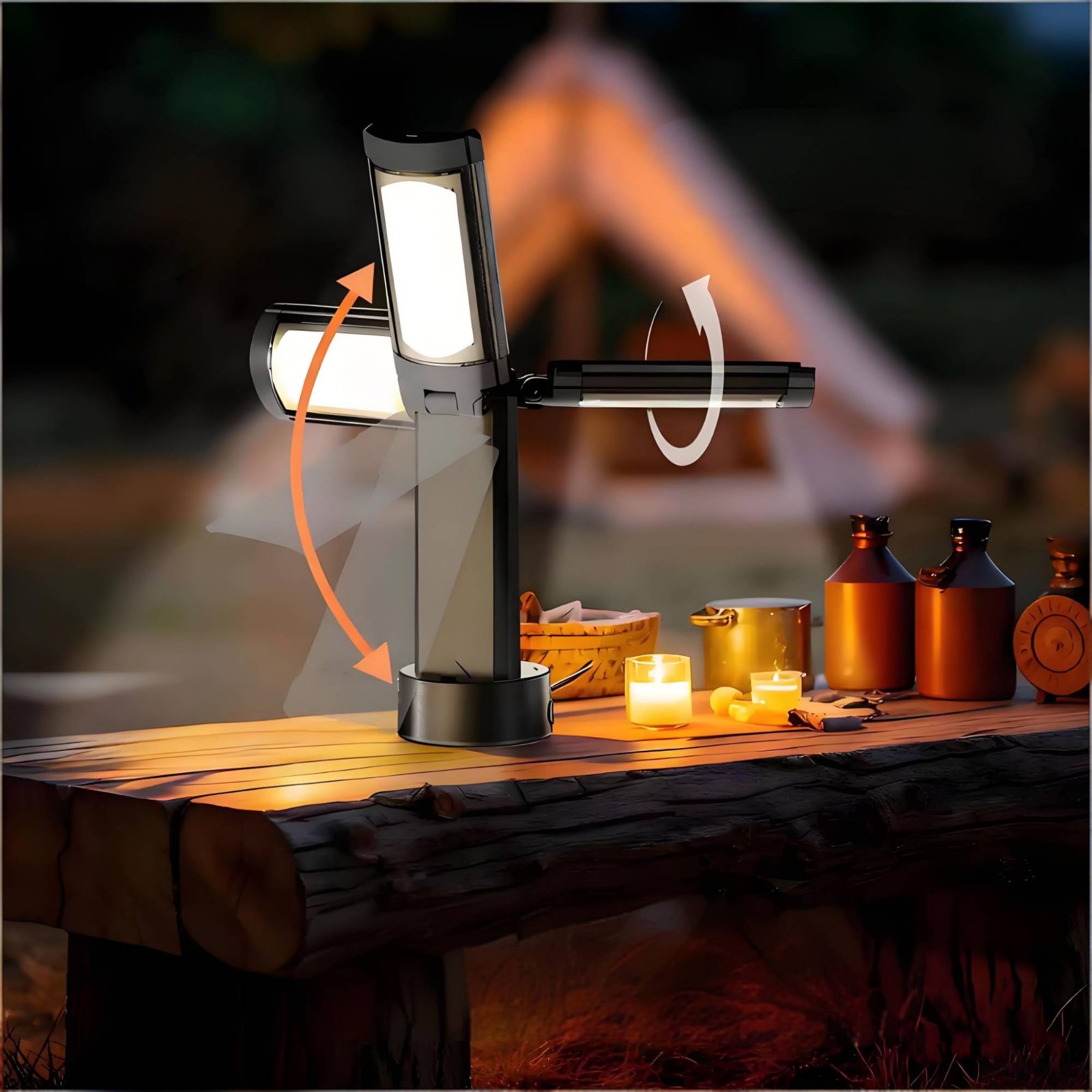 텔레스코픽 텐트 램프 높이 조절 가능 휴대용 캠핑 램프 - Outdoor Lighting Portable 리뷰 및 가격