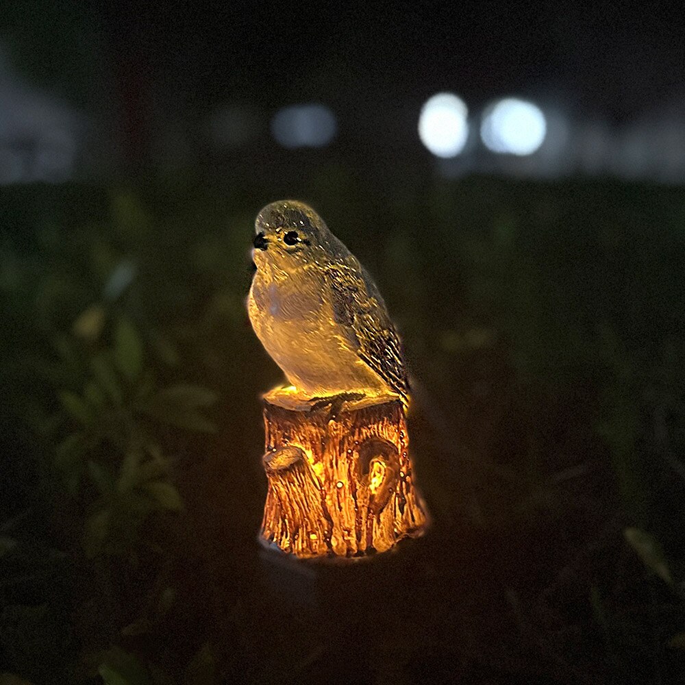 정원 태양 빛 야외 장식 수 지 올빼미 꽃 울타리 잔디 - Outdoor Lighting For Fence 리뷰 및 가격