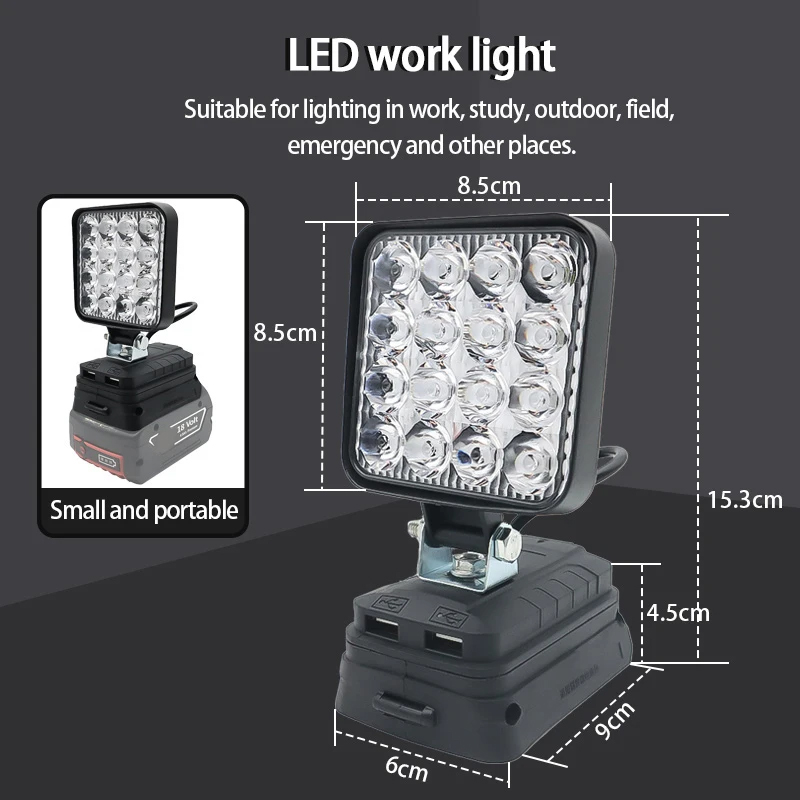 Bosch 18V 배터리 스포트라이트 야외 작업 낚시  - Outdoor Lighting Milwaukee 리뷰 및 가격