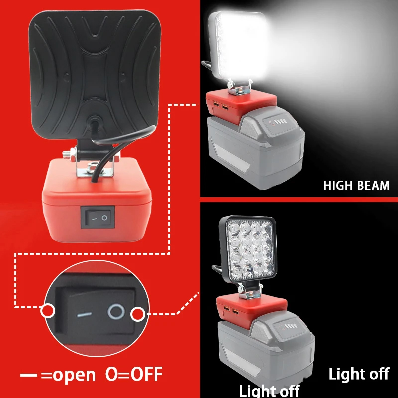 Bosch 18V 배터리 스포트라이트 야외 작업 낚시  - Outdoor Lighting Milwaukee 리뷰 및 가격