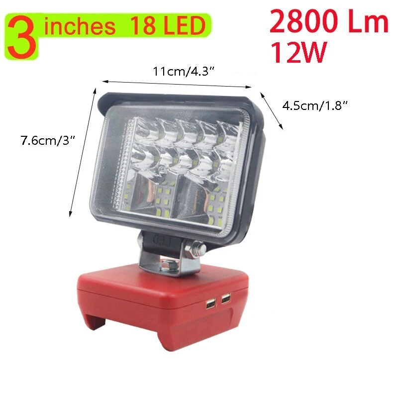 ZWINCKY 휴대용 LED 작업등, 밀워키 18V 배 - Outdoor Lighting Milwaukee 리뷰 및 가격