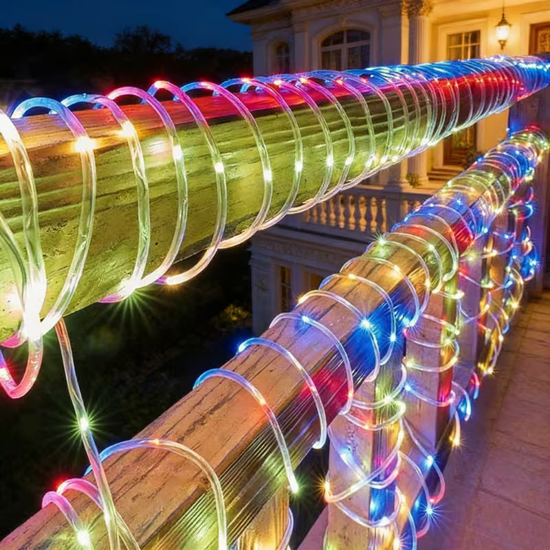 태양광 로프 조명 50/100 LED 방수 튜브 요정  - Outdoor Lighting For Fence 리뷰 및 가격