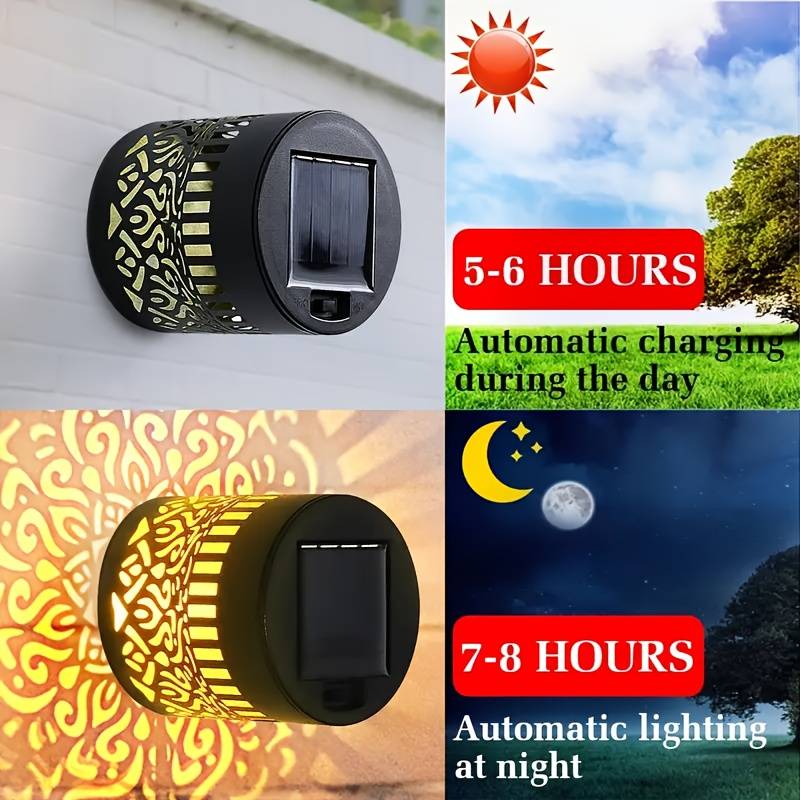 2팩 태양광 정원등 IP65 등급 내구성 있는 금속 야 - Outdoor Lighting For Fence 리뷰 및 가격