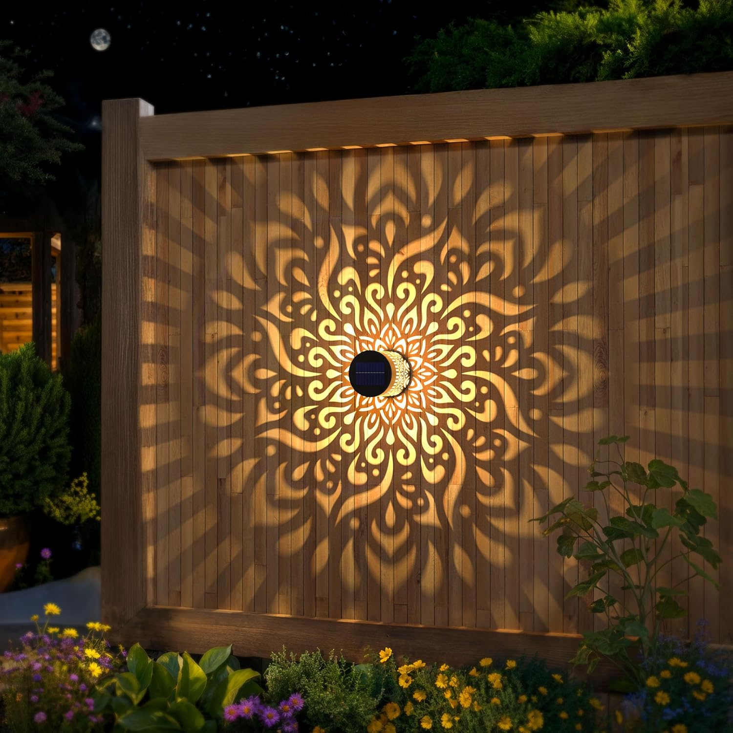 2팩 태양광 정원등 IP65 등급 내구성 있는 금속 야 - Outdoor Lighting For Fence 리뷰 및 가격