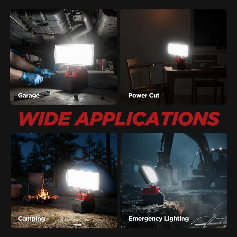 밀워키 18V 리튬 이온 배터리용 휴대용 LED 작업등 - Outdoor Lighting Milwaukee 리뷰 및 가격