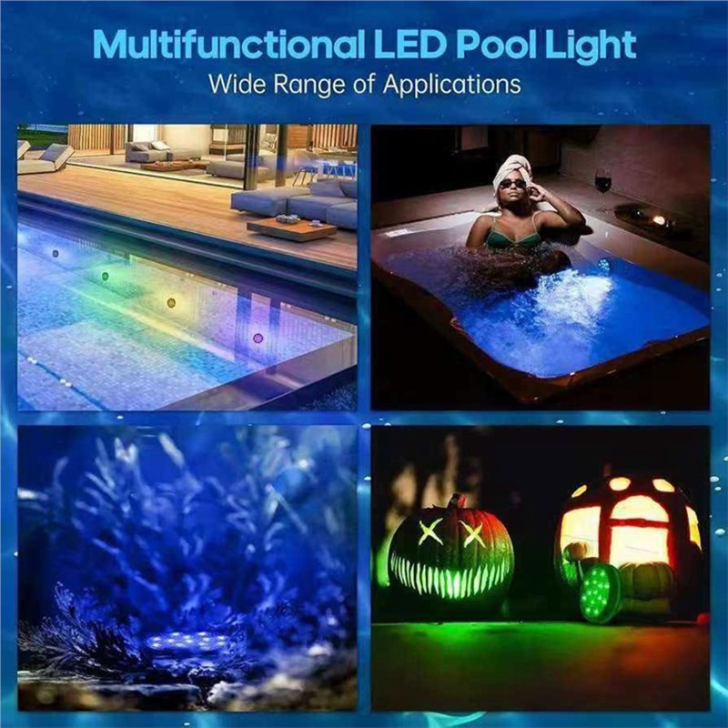 75STO-충전식 수중 잠수정 수영장 조명 4개 색상  - Pond Light Submersible 리뷰 및 가격