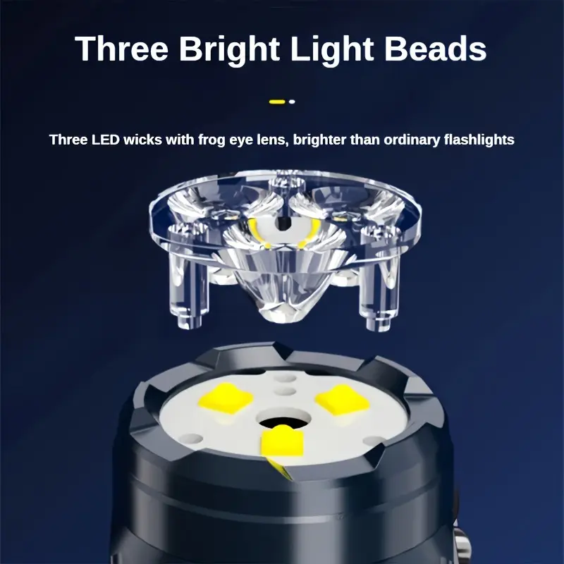 펜 클립이 있는 미니 3LED 손전등, 야간 산책, 휴 - Outdoor Lighting Lumen 리뷰 및 가격
