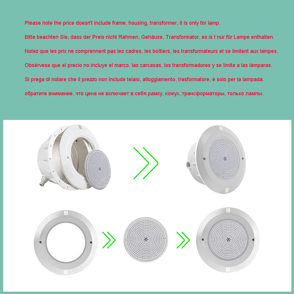 RGB 수영장 조명 12v Expoxy 충전 표면 PA - Pond Light Submersible 리뷰 및 가격