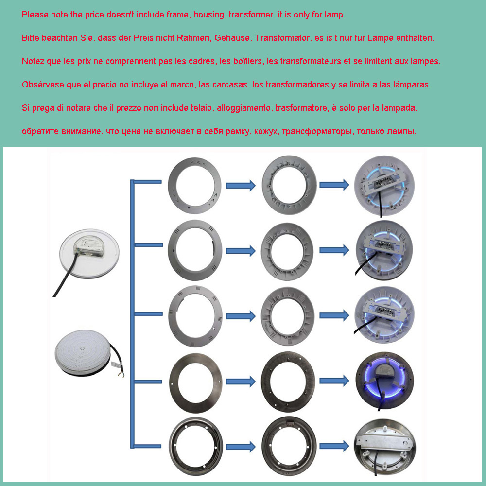 RGB 수영장 조명 12v Expoxy 충전 표면 PA - Pond Light Submersible 리뷰 및 가격